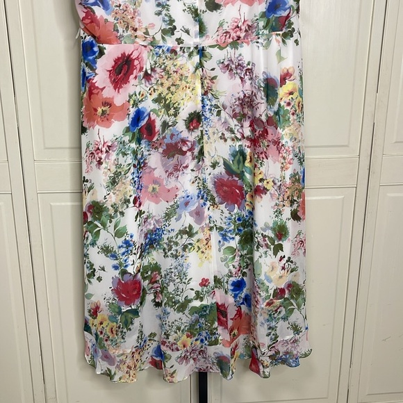 Danny and Nicole Women’s Faux Wrap Floral Sheath Garden Dress Plus Size 24W - Picture 9 of 14